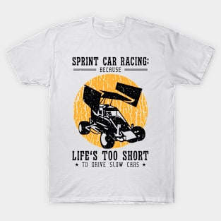 Sprint Car Dirt Track Racing T-Shirt